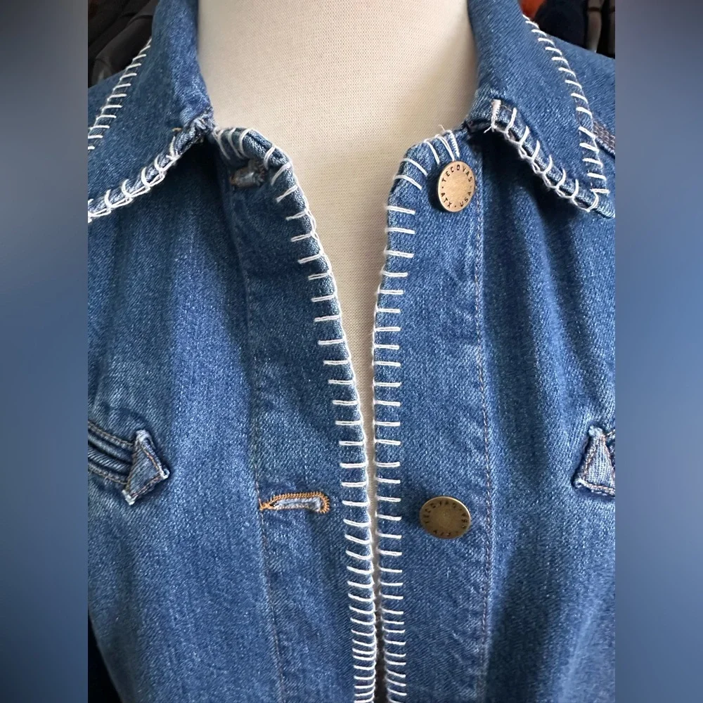 Tecovas • NWOT Women's Denim Chore Jacket • Size Small - Picture 11 of 15